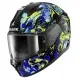 SHARK RIDILL 2 RAGING BEAST – каска с слънчеви очила и нов дизайн Black Blue Green