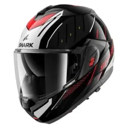 Модуларна каска SHARK OXO RYDGER Black/Silver/Red