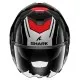 Модуларна каска SHARK OXO RYDGER Black/Silver/Red – защита, комфорт и иновации