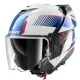 Модуларна каска SHARK OXO SIKTER White Chrome Blue – аеродинамичен дизайн и максимална защита