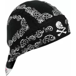 Кърпа за глава FLYDANNA  BLACK PAISLEY