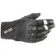 Кожени ръкавици ALPINESTARS DSL Kei Black с перфорирана козя кожа и защита на кокалчетата