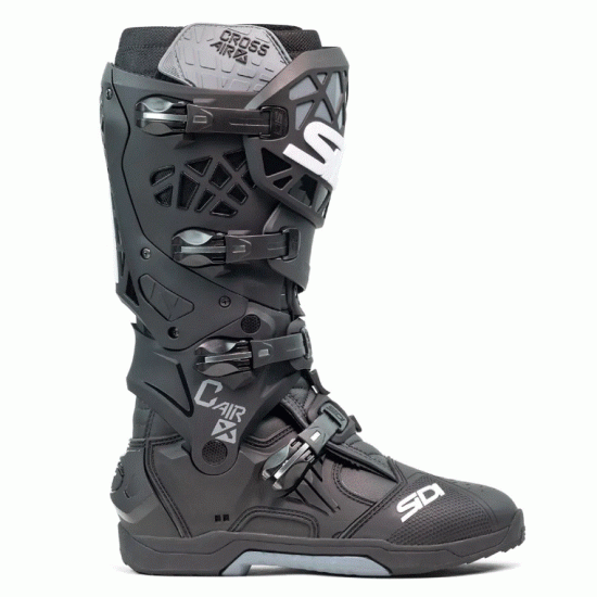 SIDI CROSSAIR X BLACK/BLACK – професионални мотокрос ботуши с висока защита