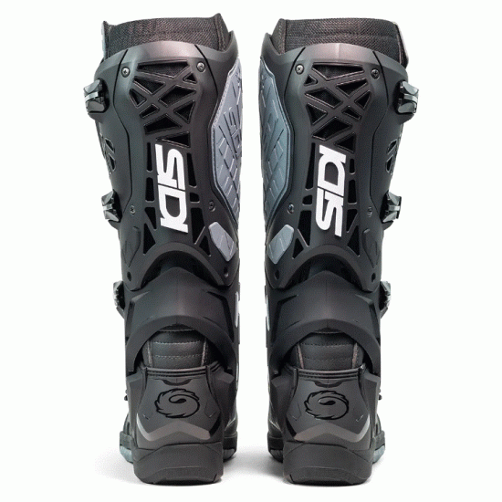 SIDI CROSSAIR X BLACK/BLACK – професионални мотокрос ботуши с висока защита