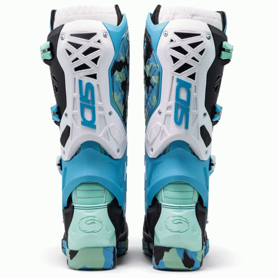 SIDI CROSSAIR X MESSY CYAN – стилни и леки мотокрос ботуши