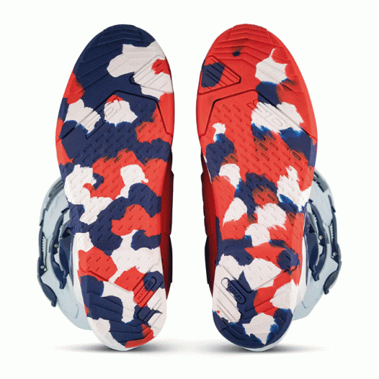 SIDI CROSSAIR X WHITE/NAVY/RED – професионални мотокрос ботуши с уникален дизайн