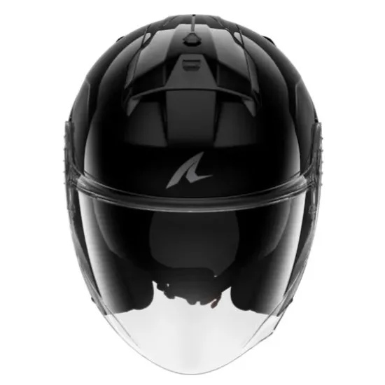 SHARK SKWAL JET MATT BLACK – скутерова каска с UV очила и подготовка за Pinlock