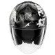 SHARK SKWAL JET PRANZ Black/White/Gold – скутерова каска с визьор и слънчеви очила