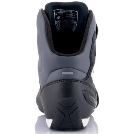 Мото боти ALPINESTARS FASTER-3 DRYSTAR BLACK/GREY – водоустойчиви и защитни