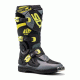 Детски мотокрос ботуши SIDI Flame Grey/Lime – защитни ботуши с TechnoMicro и велур