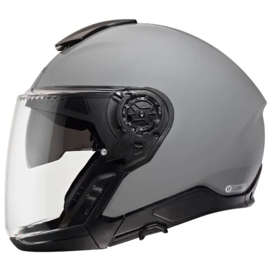 SCHUBERTH J2 Concrete Grey – скутер каска с Bluetooth съвместимост и нисък шум