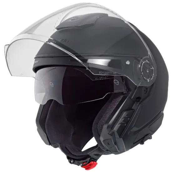 SCHUBERTH J2 Matt Black – скутер каска с индивидуално прилягане и ниско ниво на шум