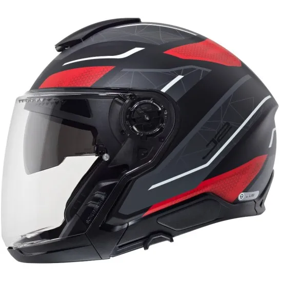 SCHUBERTH J2 Sigma Red – Лека и удобна скутер каска с аеродинамичен дизайн