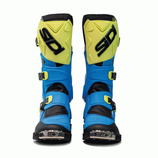 Детски мотокрос ботуши SIDI FLAME LIGHT BLUE/LIME