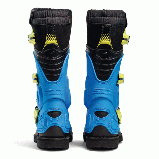 Детски мотокрос ботуши SIDI FLAME LIGHT BLUE/LIME