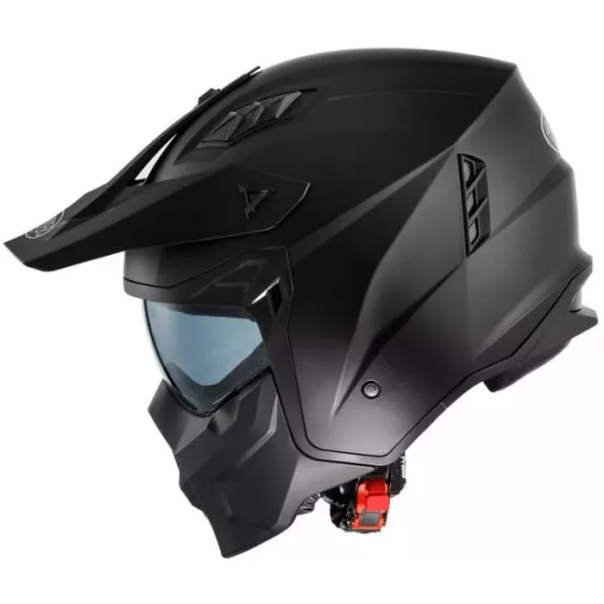 Модулна каска Premier Subverter U9 BM Matt Black с термопластична конструкция и вътрешен слънчев сенник
