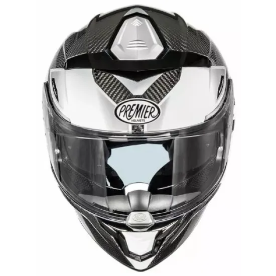 PREMIER DEVIL CARBON MN 8 BM – карбонова мото каска с слънчев визьор и Pinlock