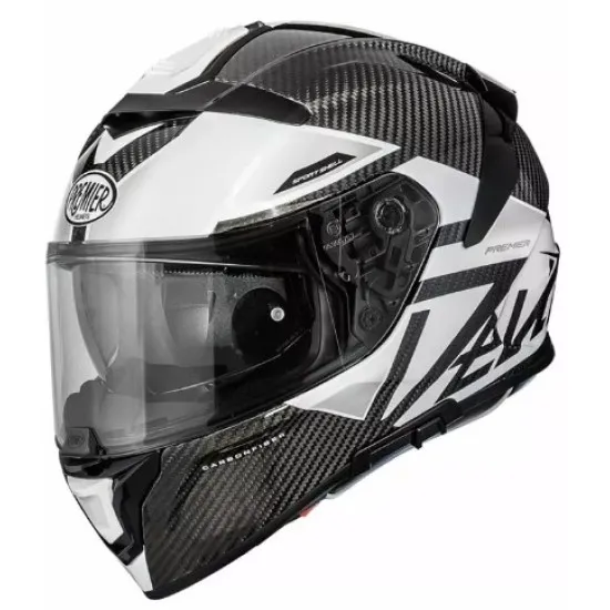 PREMIER DEVIL CARBON MN 8 BM – карбонова мото каска с слънчев визьор и Pinlock