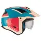 Каска MT DISTRICT SV S ANALOG D7 GLOSS BLUE/BEIJE/ORANGE - Каски за скутер от марка MT