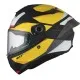 Каска MT TARGO S KAY B3 MATT BLACK/YELLOW с вентилационни отвори и антискрач визьор
