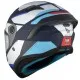MT TARGO S KAY C7 MATT WHITE/BLUE – каска за мотоциклет с висока безопасност