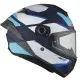 MT TARGO S KAY C7 MATT WHITE/BLUE – каска за мотоциклет с висока безопасност