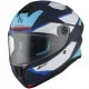 MT TARGO S KAY C7 MATT WHITE/BLUE – каска за мотоциклет с висока безопасност