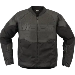 Кожено яке ICON Overlord3™ CE Leather BLACK