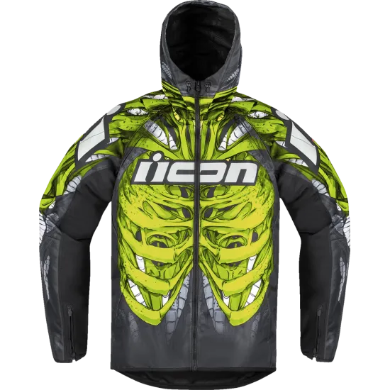 Мото яке ICON Airform Manikr™ GREEN - Текстилни якета от марка ICON