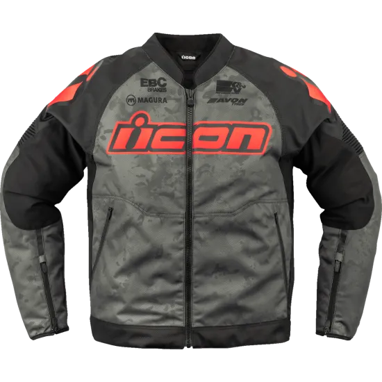 Мото яке ICON Overlord3™ CE Magnacross CE DARK GRAY - Текстилни якета от марка ICON