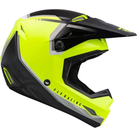 Мотокрос каска FLY RACING Formula Kinetic Vision-Black/Hi-Viz - Мотокрос каски от марка Fly Racing