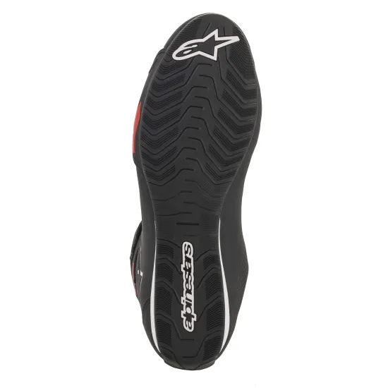 Мото боти ALPINESTARS SEKTOR BLACK/RED/GREY с микрофибърна конструкция и TPR защита
