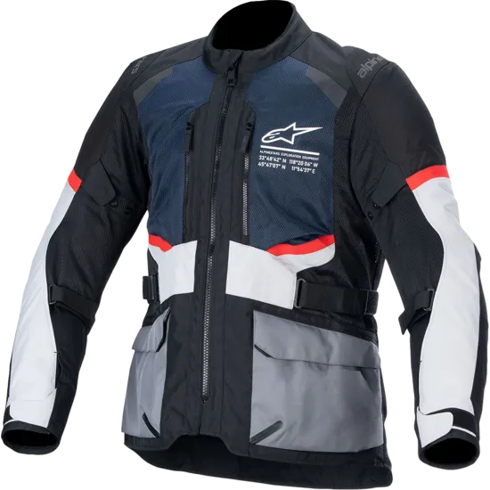 Текстилно мото яке Alpinestars Andes Air Drystar® Blue/Gray