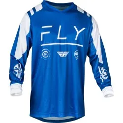 Мотокрос блуза FLY RACING F-16 Riding -Blue/White