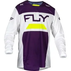 Мотокрос блуза FLY RACING Kinetic Reload- Deep Purple/White/Hi-Vis