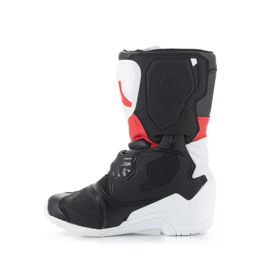 Детски мотокрос ботуши ALPINESTARS Tech 3S KIDS WT/BK/R - Детски мото ботуши от марка Alpinestars