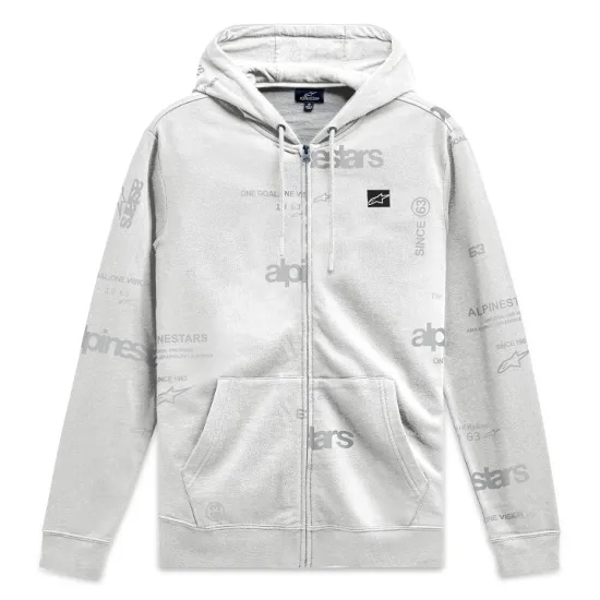 Мото суитшърт ALPINESTARS HOODIE PLENITUDE WHITE - Суичъри от марка Alpinestars