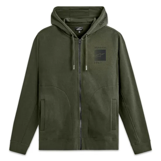Мото суитшърт ALPINESTARS HOODIE QUEST MILITARY - Суичъри от марка Alpinestars