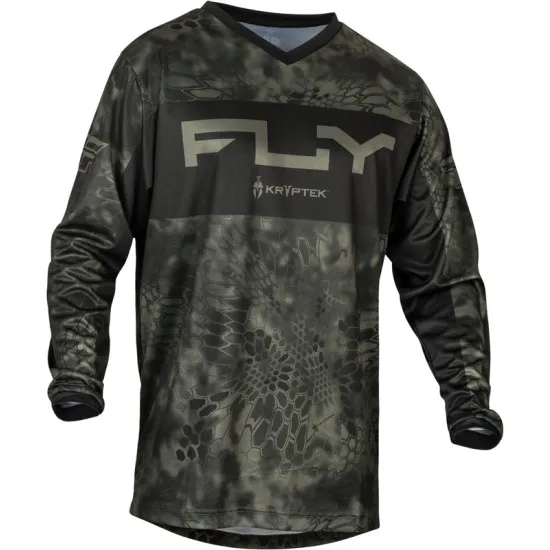 Мотокрос блуза FLY RACING F-16 Riding Kryptec S.E. -Moss Grey/Black - Мотокрос джърси от марка Fly Racing