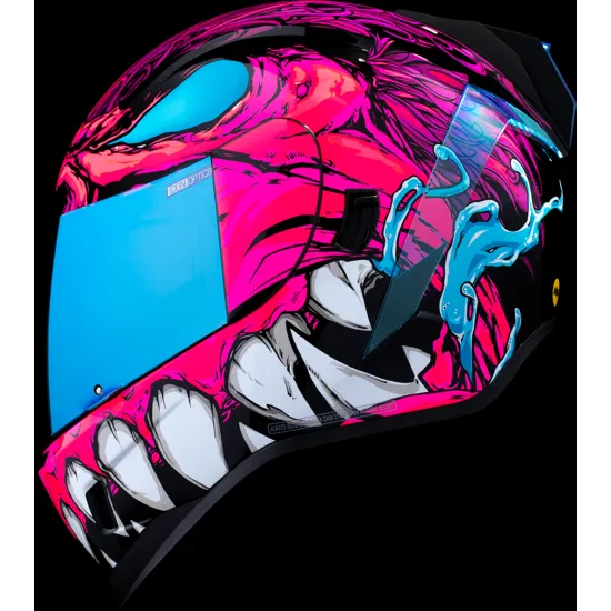 Каска ICON Airform™ Manik'RR MIPS® PK с Dropshield™ и лилав визьор