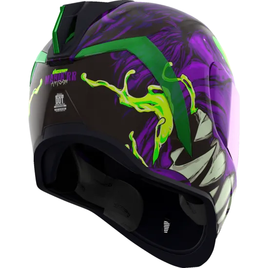 Каска ICON Airform™ Manik'RR MIPS® PR с лилав визьор и модерни графики