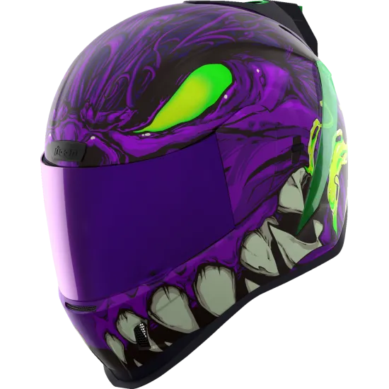 Каска ICON Airform™ Manik'RR MIPS® PR с лилав визьор и модерни графики