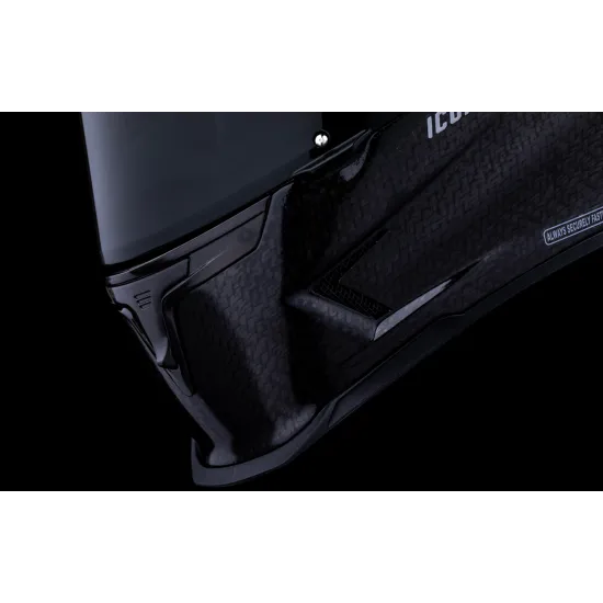 Каска ICON Airframe Pro™ Carbon 4Tress BLACK – Луксозен дизайн и максимална защита