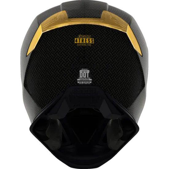 Каска ICON Airframe Pro™ Carbon 4Tress BLACK/GOLD – Луксозен дизайн и оптимална защита