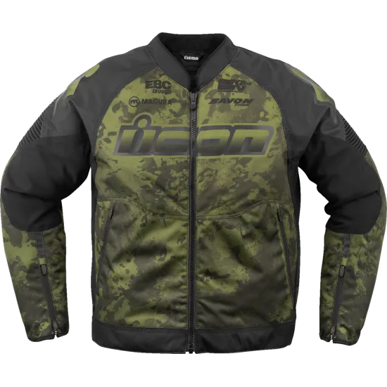 Мото яке ICON Overlord3™ CE Magnacross CE DARK GRAY - Текстилни якета от марка ICON