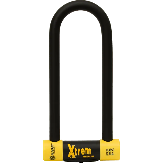 Заключващо устройство AUVRAY U LOCK XTREME 85X250 SRA ART4 със закалена стоманена скоба и брониран механизъм