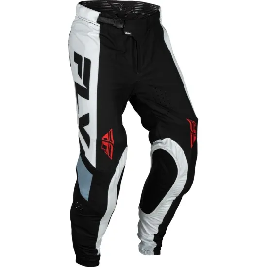 Мотокрос брич FLY RACING Lite- Black/White/Denim Grey - Мотокрос брич от марка Fly Racing
