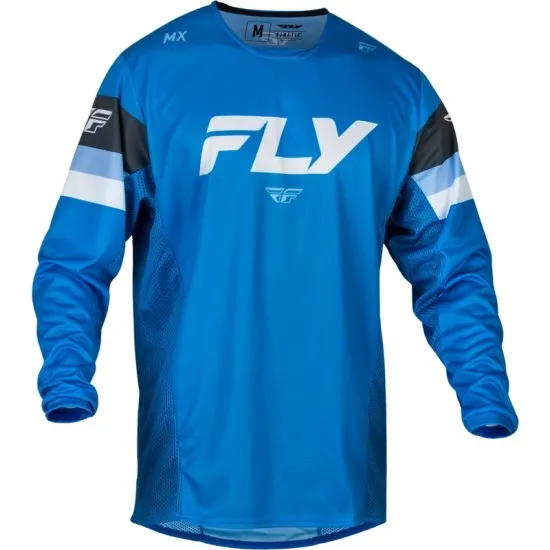 Мотокрос блуза FLY RACING Kinetic Prix- Bright Blue/Charcoal/White - Мотокрос джърси от марка Fly Racing