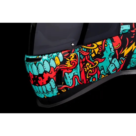 Каска ICON AIRFORM Munchies MIPS® BL с Dark Smoke визьор и Dropshield™