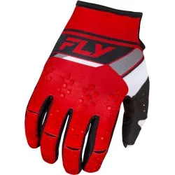 Детски мотокрос ръкавици FLY RACING Kinetic Prix- Red/Grey/White